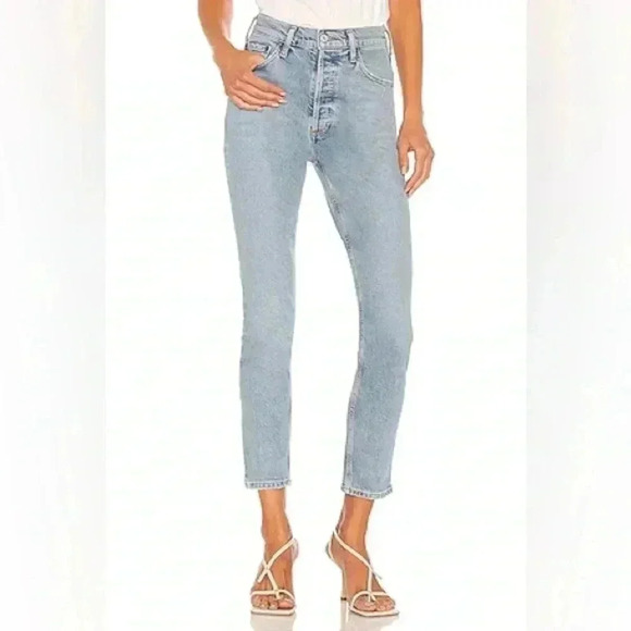 AGOLDE Nico High Rise Slim Jean in Cliffside Size 23 NWOT - Picture 1 of 6